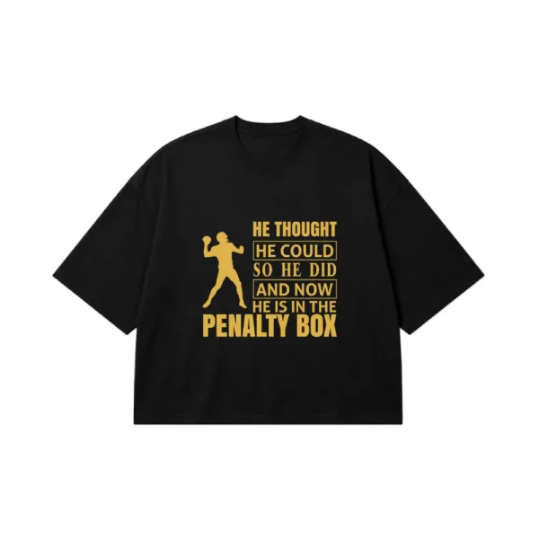 تیشرت باکسی فوتبال آمریکایی طرح Penalty Box کد 16277