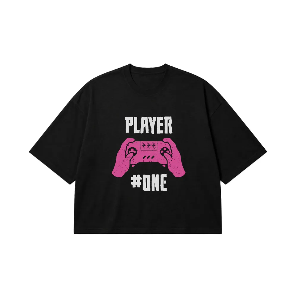تیشرت باکسی گیمینگ طرح Player #One کد 16330