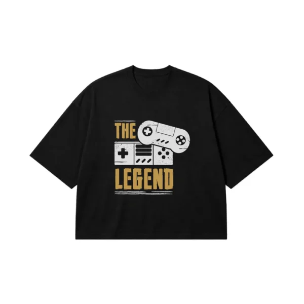 تیشرت باکسی گیمینگ طرح The Legend کد 16338