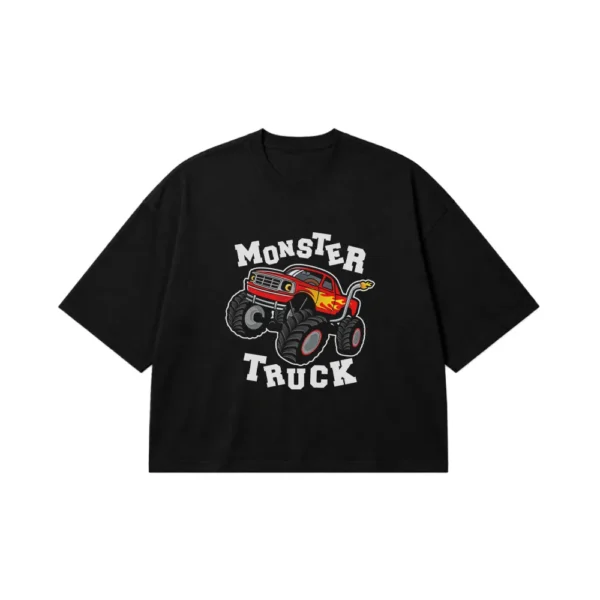 تیشرت باکسی طرح Monster Truck کد 16982