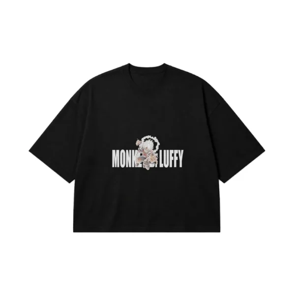 تیشرت باکسی انیمه وان پیس طرح مانکی دی لوفی (Monkey D. Luffy) کد 1788