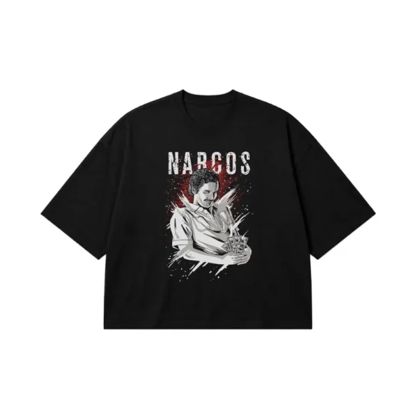 تیشرت باکسی سریال نارکوس طرح پابلو اسکوبار (Narcos) کد 180