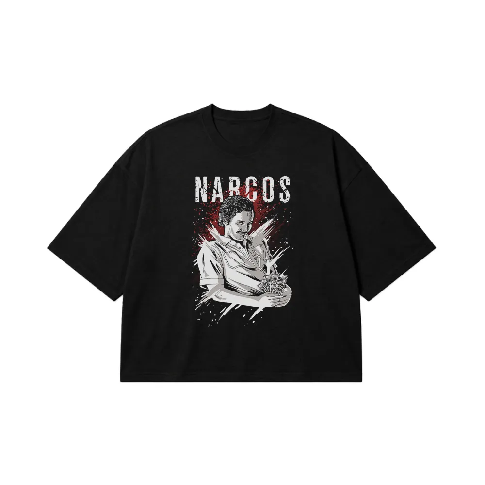 تیشرت باکسی سریال نارکوس طرح پابلو اسکوبار (Narcos) کد 180
