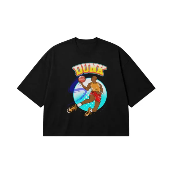 تیشرت باکسی بسکتبال طرح Dunk کد 18300
