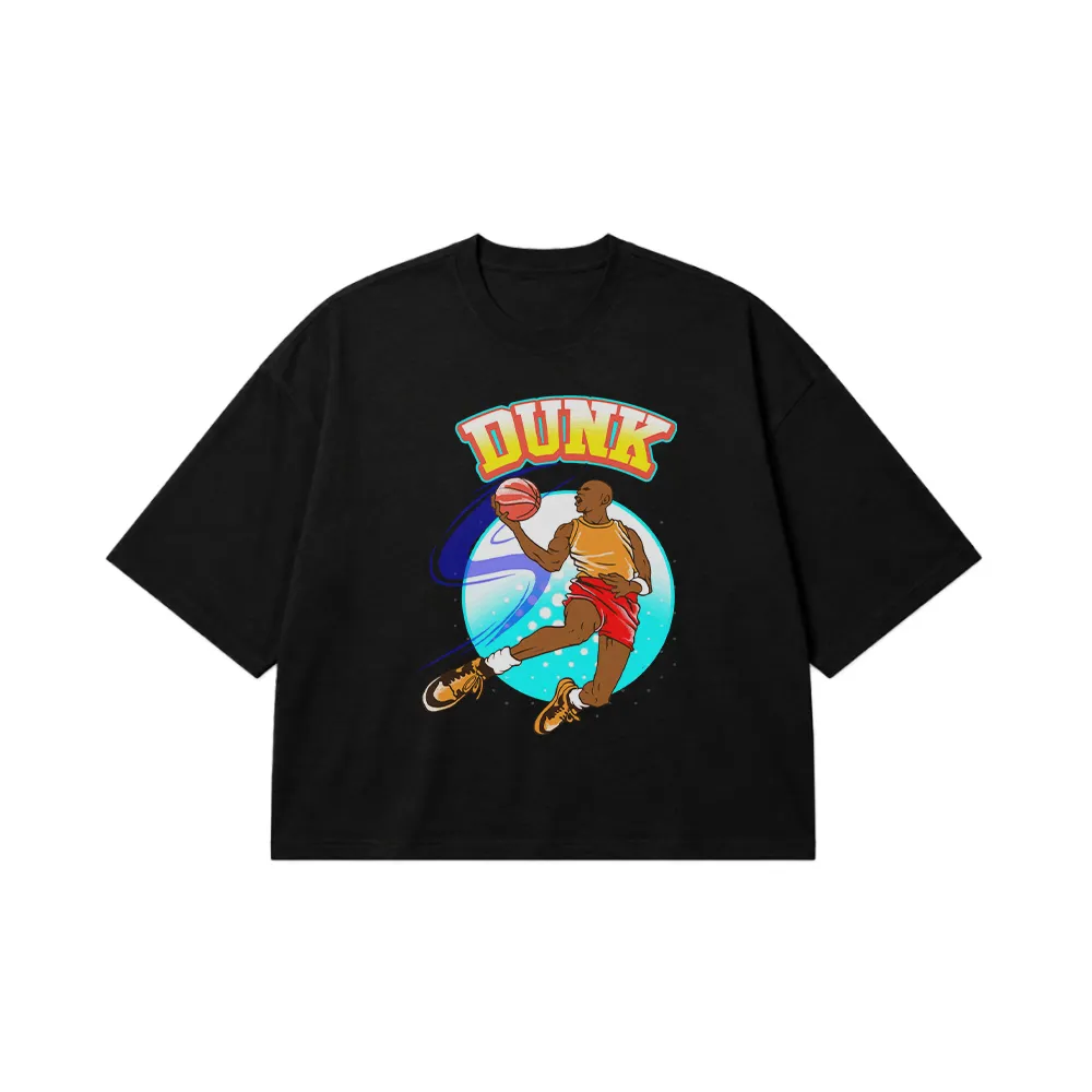 تیشرت باکسی بسکتبال طرح Dunk کد 18300