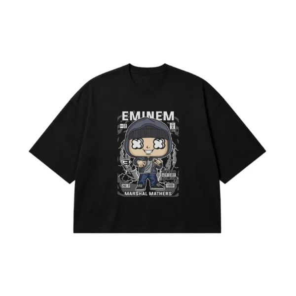 تیشرت باکسی امینم طرح کارتونی Marshall Mathers (Eminem) کد 18418