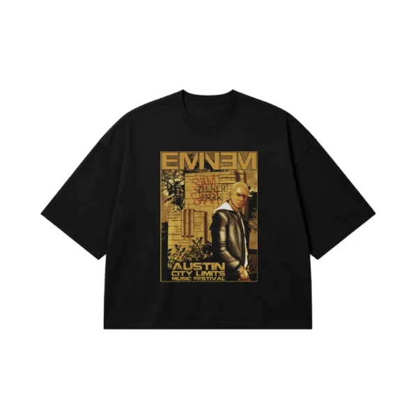 تیشرت باکسی امینم طرح پوستر Austin City Limits (Eminem) کد 18419