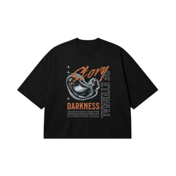 تیشرت باکسی دارک طرح Eternal Darkness کد 18482