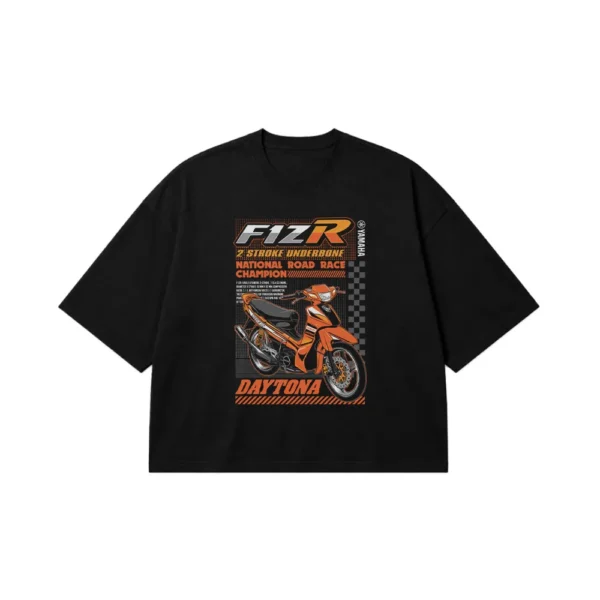 تیشرت باکسی موتور یاماها FIZ-R طرح Daytona Racing (Yamaha FIZ-R) کد 18561