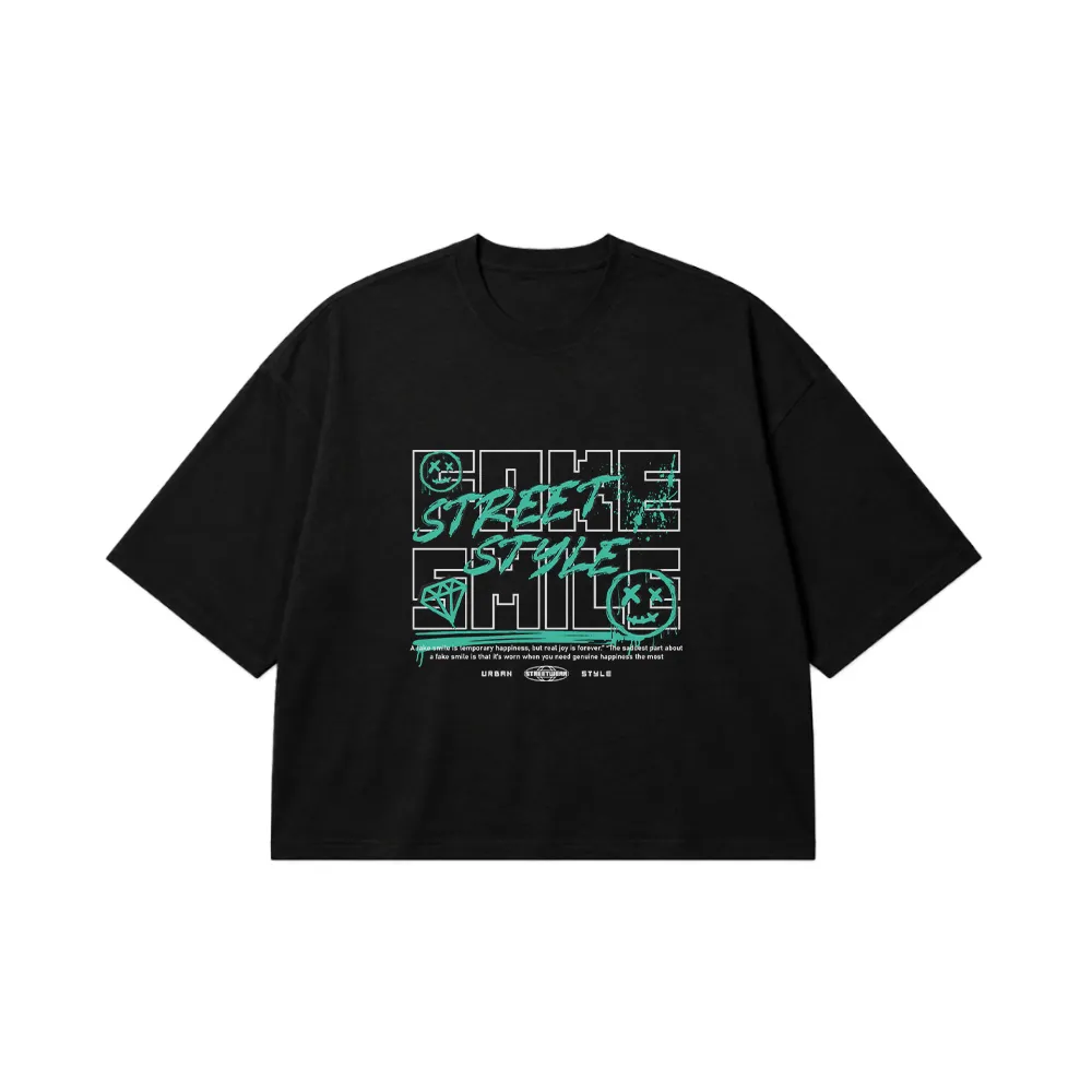 تیشرت باکسی استریت‌ویر طرح Street Style کد 18591