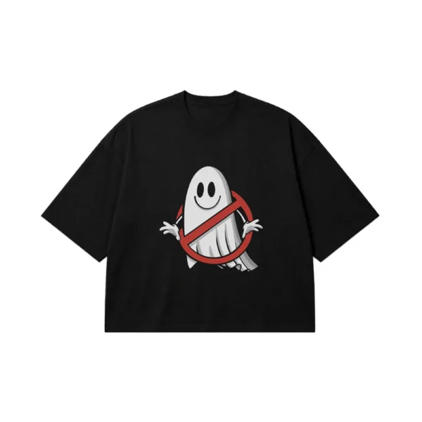 تیشرت باکسی شکارچیان روح طرح نماد ممنوعه (Ghostbusters) کد 18714