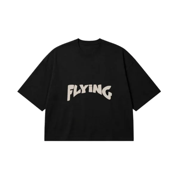 تیشرت باکسی تایپوگرافی Flying کد 18750
