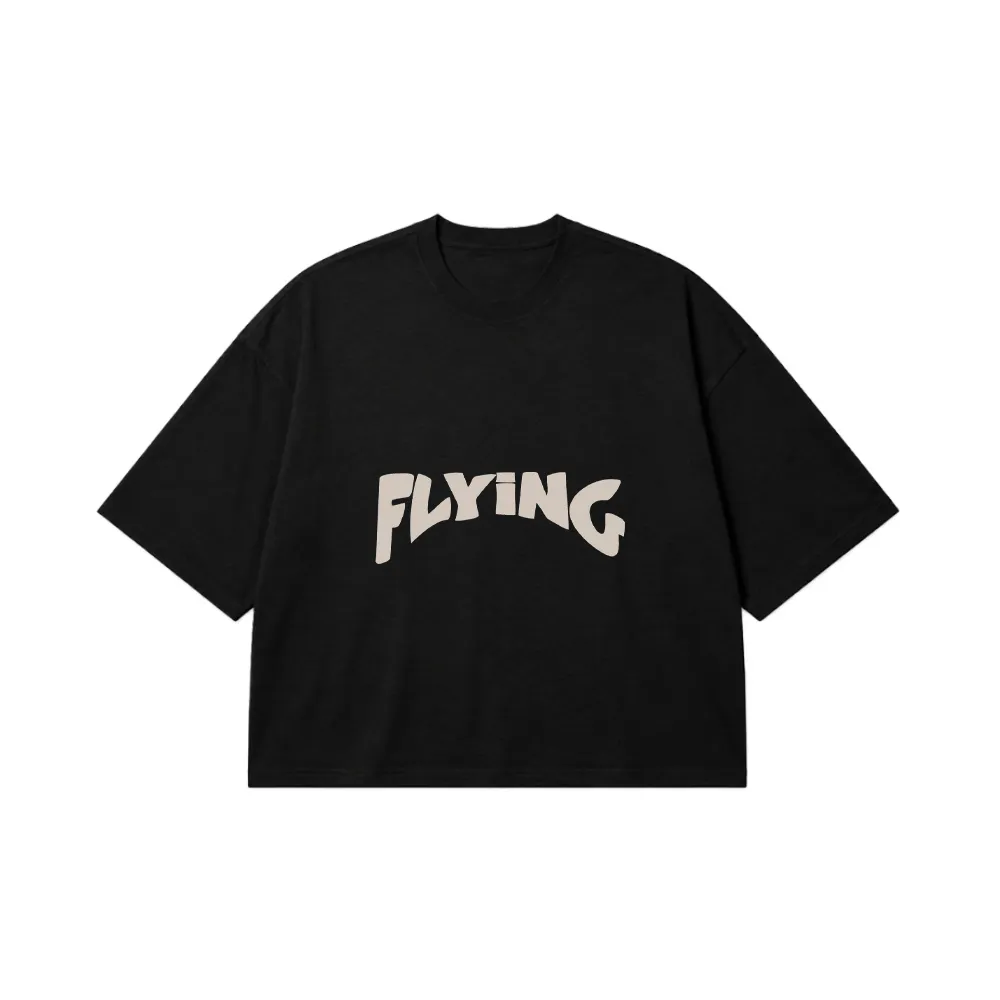 تیشرت باکسی تایپوگرافی Flying کد 18750