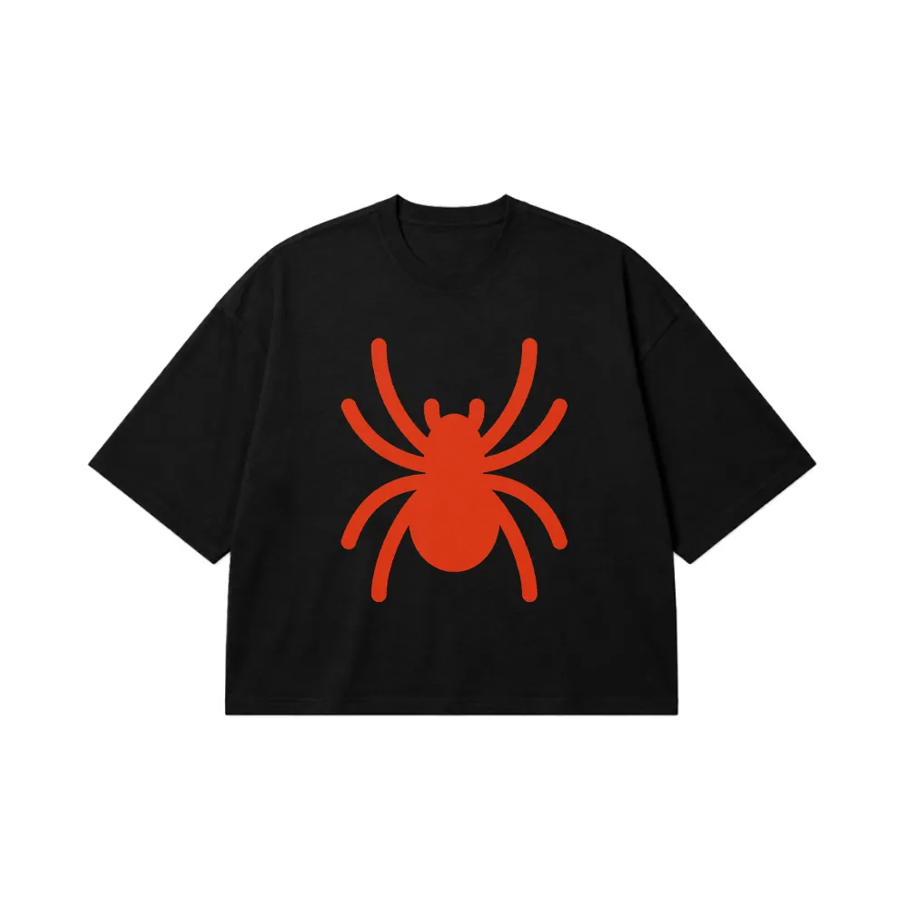تیشرت باکسی مرد عنکبوتی طرح لوگوی عنکبوت (Spider-Man) کد 1892