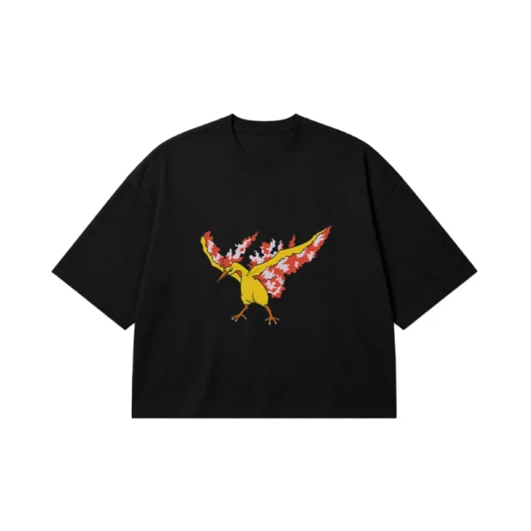 تیشرت باکسی پوکمون طرح مولترس (Moltres) کد 2023