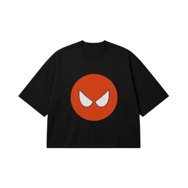 تیشرت باکسی مرد عنکبوتی طرح لوگوی مینیمال (Spider-Man) کد 2024