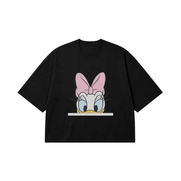 تیشرت باکسی دیزنی طرح دیزی داک (Daisy Duck) کد 2038