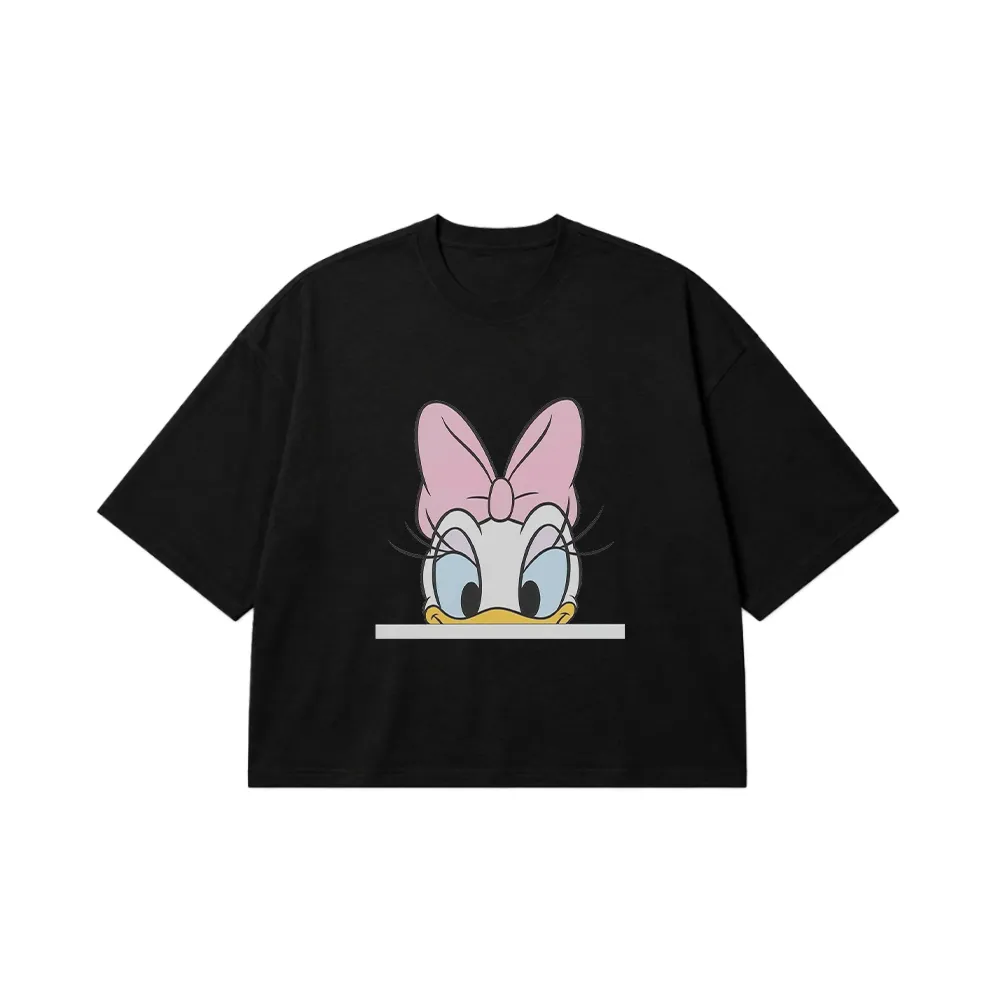 تیشرت باکسی دیزنی طرح دیزی داک (Daisy Duck) کد 2038
