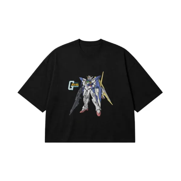 تیشرت باکسی انیمه گاندام طرح ربات جنگی (Gundam) کد 2050