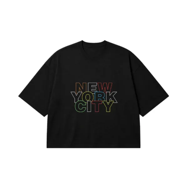 تیشرت باکسی طرح New York City کد 20671