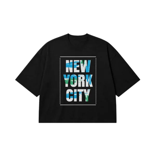 تیشرت باکسی طرح New York City کد 20683