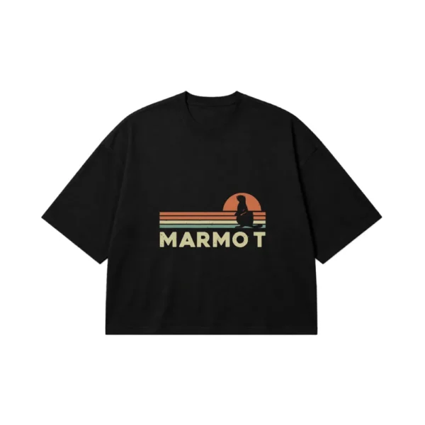 تیشرت باکسی طرح Marmot کد 20925