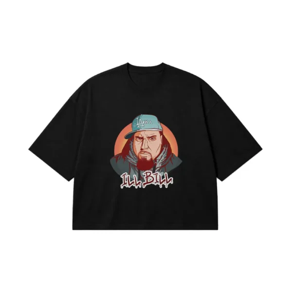 تیشرت باکسی پرتره طرح Ill Bill (Hip-Hop) کد 21299