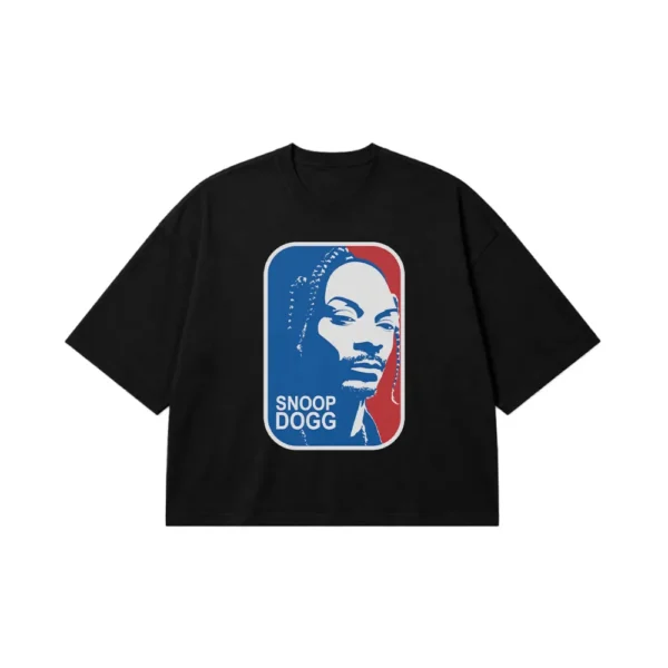 تیشرت باکسی اسنوپ داگ طرح پرتره (Snoop Dogg) کد 21306