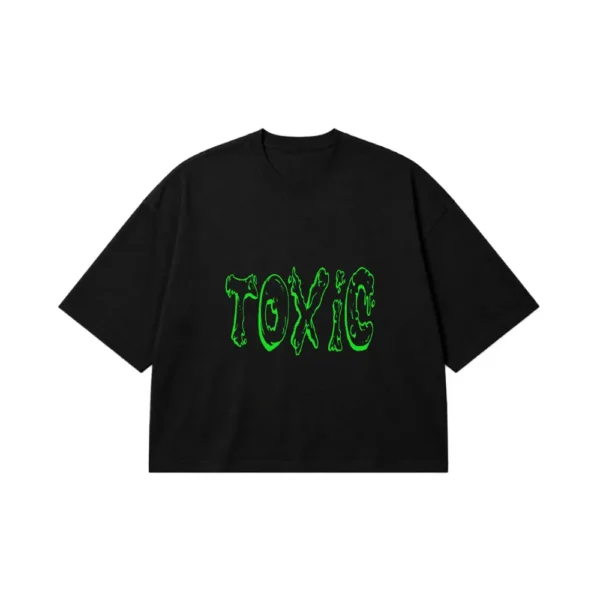 تیشرت باکسی تایپوگرافی Toxic کد 2170