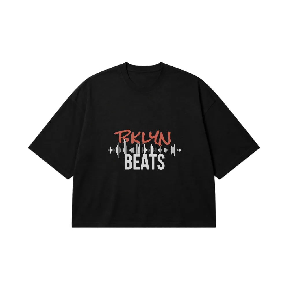 تیشرت باکسی طرح BKLYN Beats کد 21725