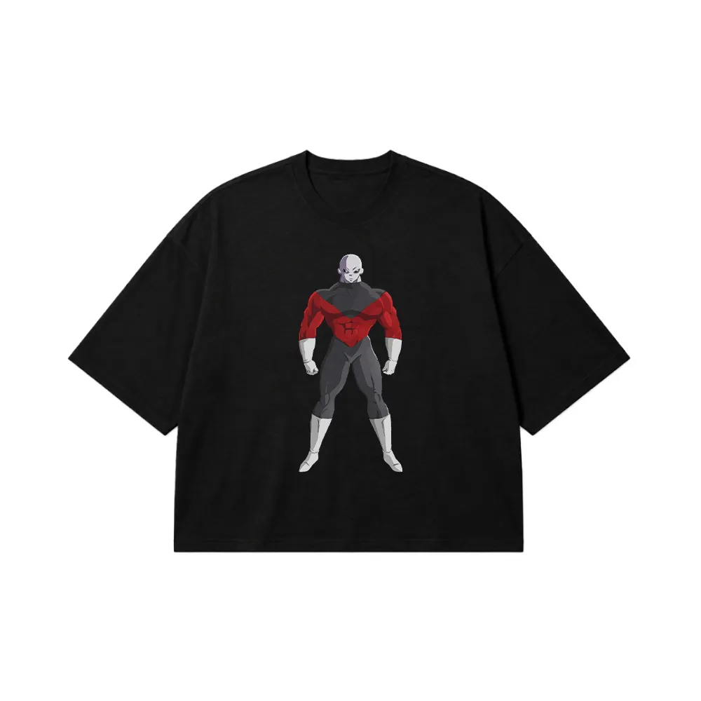 تیشرت باکسی انیمه دراگون بال طرح جیرن (Jiren) کد 22165