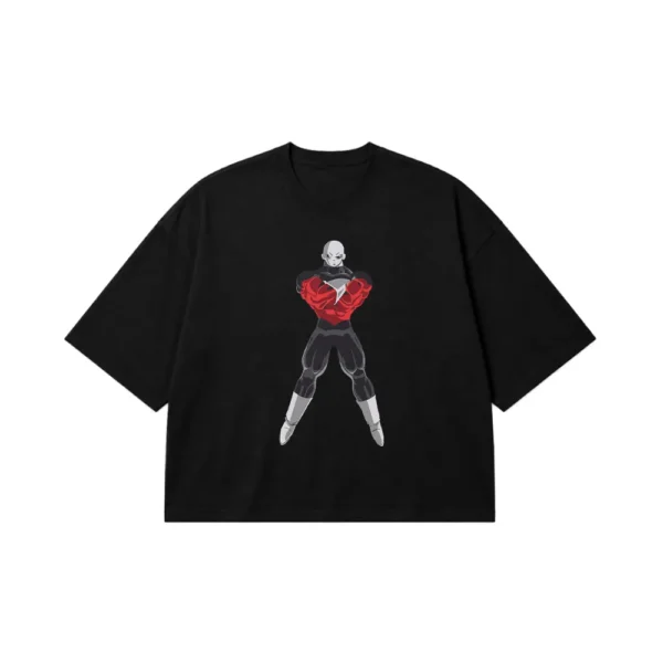 تیشرت باکسی انیمه دراگون بال طرح حالت مبارزه جیرن (Jiren) کد 22167