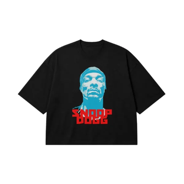 تیشرت باکسی اسنوپ داگ طرح پرتره (Snoop Dogg) کد 22182
