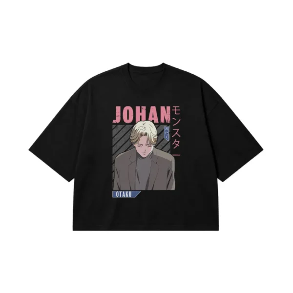 تیشرت باکسی انیمه طرح Johan Otaku کد 22226