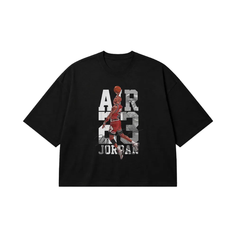تیشرت باکسی بسکتبال طرح Air Jordan 23 کد 22244