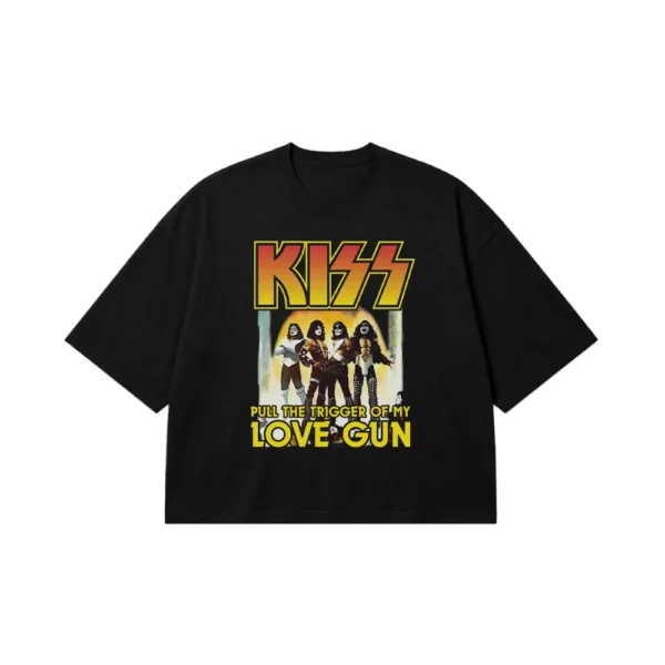 تیشرت باکسی کیس طرح Love Gun (KISS) کد 22721