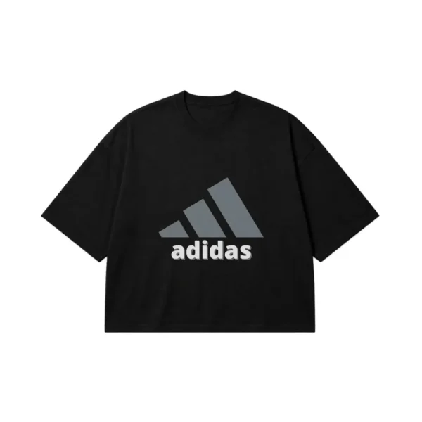 تیشرت باکسی آدیداس طرح لوگو (Adidas) کد 2306