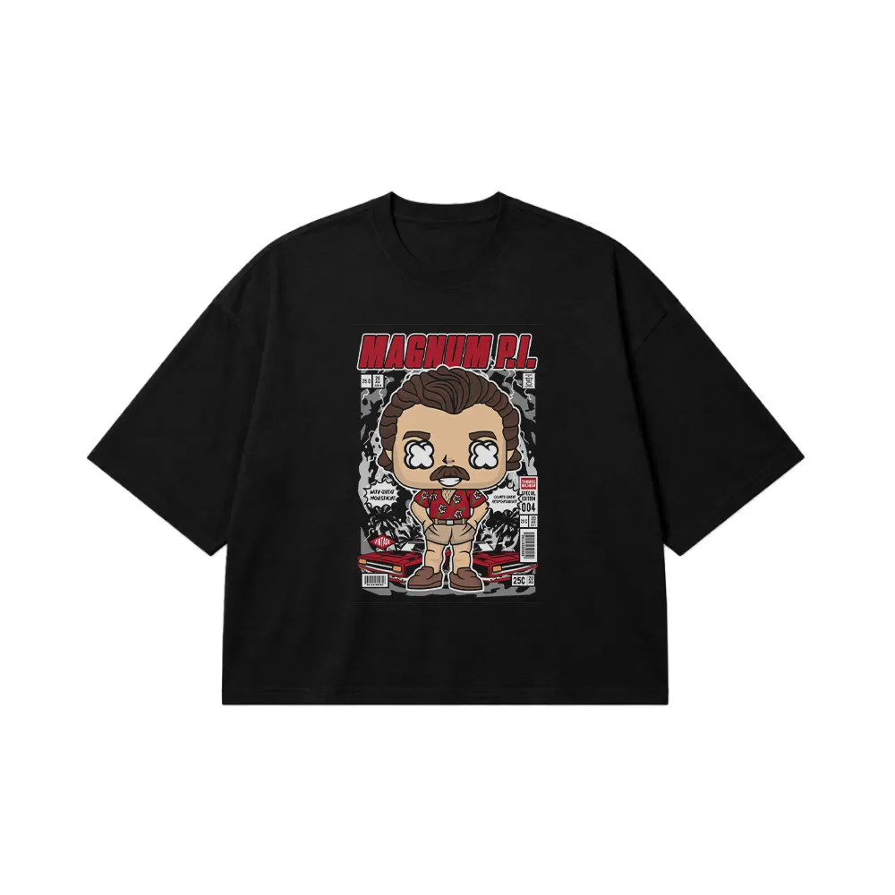 تیشرت باکسی طرح Magnum P.I. کمیک کد 23488