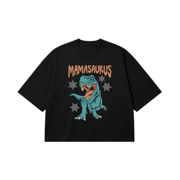 تیشرت باکسی دایناسور طرح Mamasaurus کد 23545