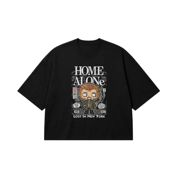تیشرت باکسی تنها در خانه طرح کوین مک‌کالیستر (Home Alone) کد 23577