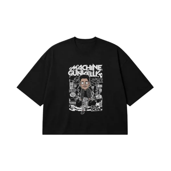 تیشرت باکسی مکین گان کلی طرح Rap Devil (Machine Gun Kelly) کد 23915