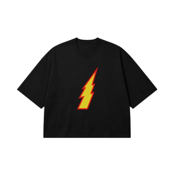تیشرت باکسی دی‌سی طرح نشان فلش (The Flash) کد 2632