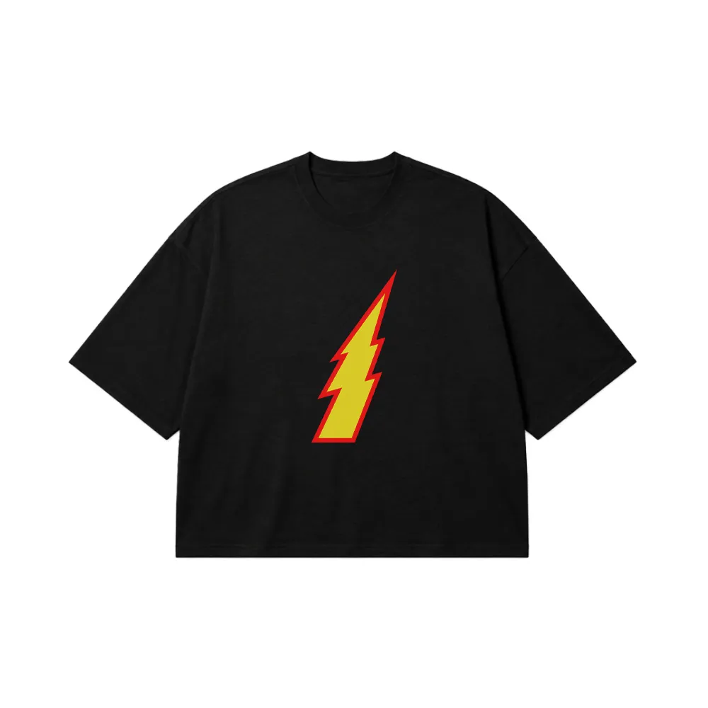 تیشرت باکسی دی‌سی طرح نشان فلش (The Flash) کد 2632
