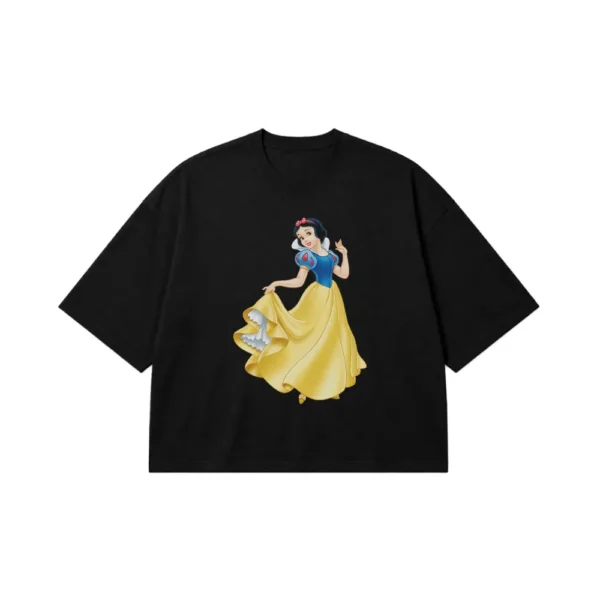 تیشرت باکسی دیزنی طرح سفیدبرفی (Snow White) کد 2679