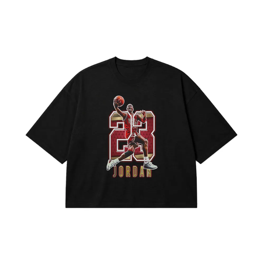 تیشرت باکسی بسکتبال طرح شماره ۲۳ Chicago Bulls کد 2907