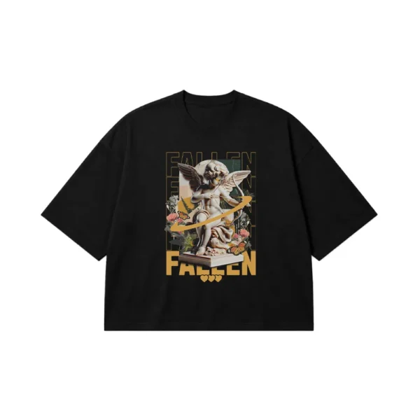 تیشرت باکسی فرشته کودک Fallen کد 2960