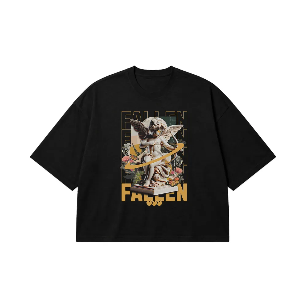 تیشرت باکسی فرشته کودک Fallen کد 2960
