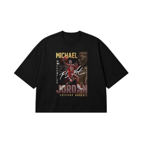 تیشرت باکسی بسکتبال طرح Chicago Bulls شماره ۲۳ کد 2963