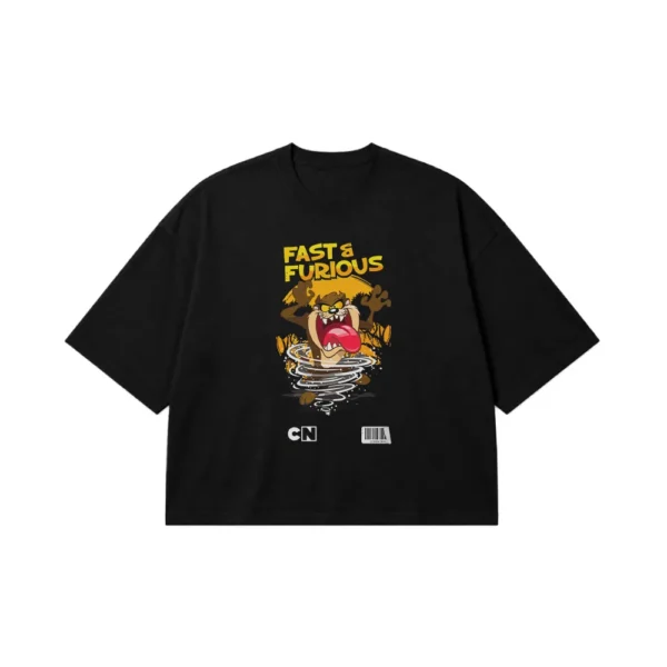 تیشرت باکسی تازمانیان Fast & Furious کد 3024