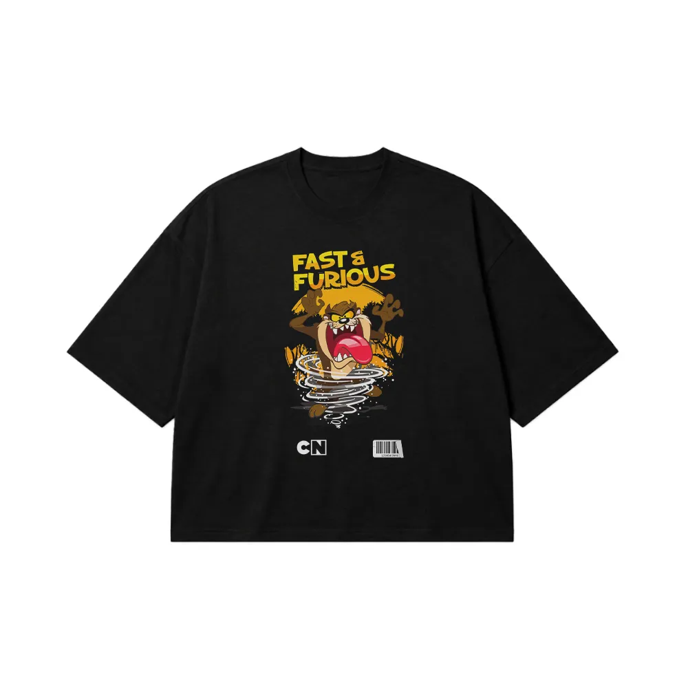 تیشرت باکسی تازمانیان Fast & Furious کد 3024